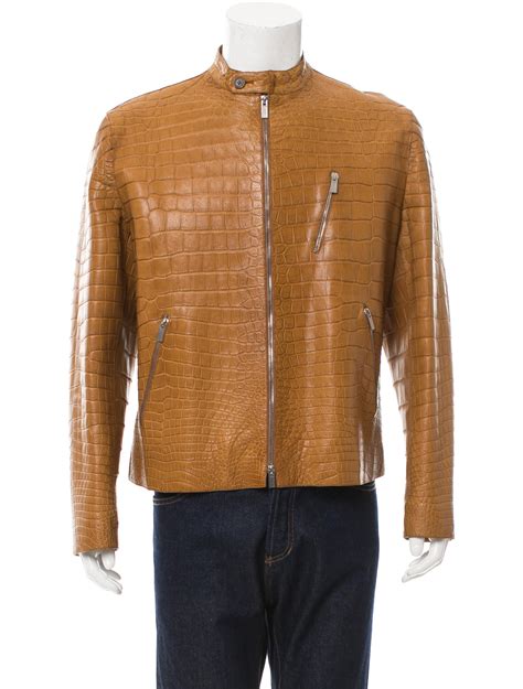 hermes jean jacket|hermes crocodile jacket.